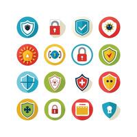 Security Icon Set Collection Illustration vector