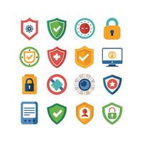 Security Icon Set Collection Illustration vector