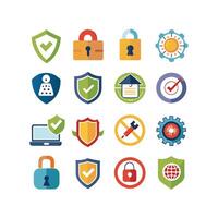 Security Icon Set Collection Illustration vector