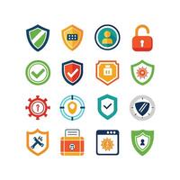 Security Icon Set Collection Illustration vector