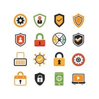 Security Icon Set Collection Illustration vector