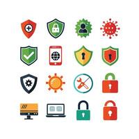 Security Icon Set Collection Illustration vector