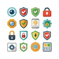 Security Icon Set Collection Illustration vector