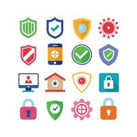 Security Icon Set Collection Illustration vector
