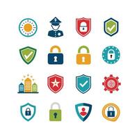 Security Icon Set Collection Illustration vector