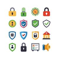 Security Icon Set Collection Illustration vector