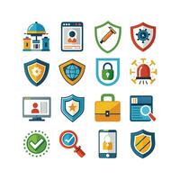 Security Icon Set Collection Illustration vector