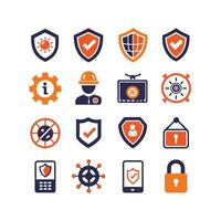 Security Icon Set Collection Illustration vector