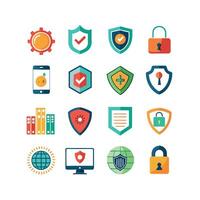 Security Icon Set Collection Illustration vector