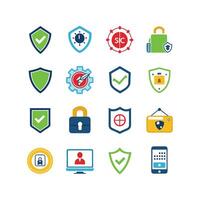 Security Icon Set Collection Illustration vector