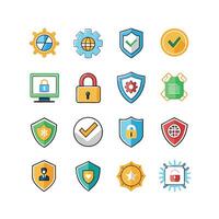 Security Icon Set Collection Illustration vector