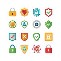 Security Icon Set Collection Illustration vector