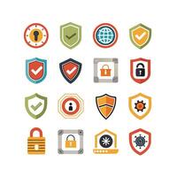 Security Icon Set Collection Illustration vector
