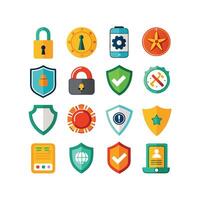 Security Icon Set Collection Illustration vector