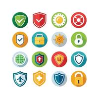 Security Icon Set Collection Illustration vector