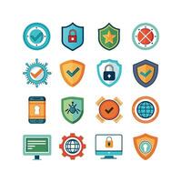 Security Icon Set Collection Illustration vector