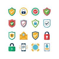Security Icon Set Collection Illustration vector