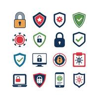 Security Icon Set Collection Illustration vector