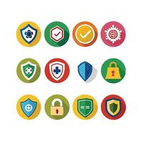 Security Icon Set Collection Illustration vector