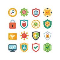 Security Icon Set Collection Illustration vector