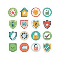 Security Icon Set Collection Illustration vector