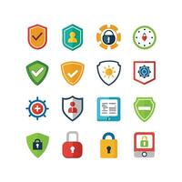 Security Icon Set Collection Illustration vector