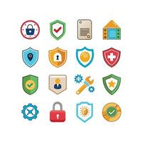Security Icon Set Collection Illustration vector