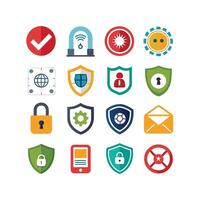 Security Icon Set Collection Illustration vector