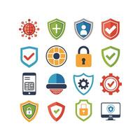 Security Icon Set Collection Illustration vector
