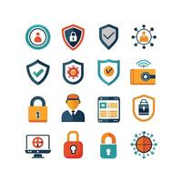 Security Icon Set Collection Illustration vector