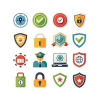 Security Icon Set Collection Illustration vector