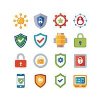 Security Icon Set Collection Illustration vector