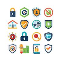 Security Icon Set Collection Illustration vector