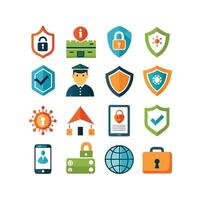 Security Icon Set Collection Illustration vector