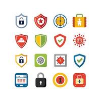 Security Icon Set Collection Illustration vector
