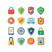 Security Icon Set Collection Illustration vector