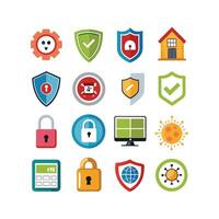 Security Icon Set Collection Illustration vector
