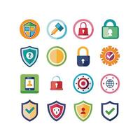 Security Icon Set Collection Illustration vector