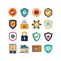 Security Icon Set Collection Illustration vector