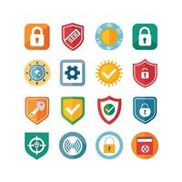 Security Icon Set Collection Illustration vector