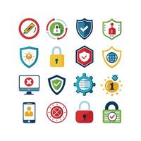Security Icon Set Collection Illustration vector