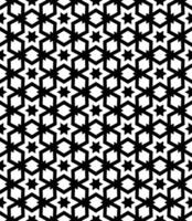 Black and white seamless abstract pattern. Background and backdrop. Grayscale ornamental design. vector