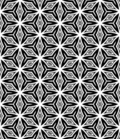 Black and white seamless abstract pattern. Background and backdrop. Grayscale ornamental design. vector