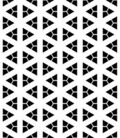 Black and white seamless abstract pattern. Background and backdrop. Grayscale ornamental design. vector