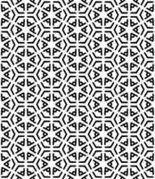 Black and white seamless abstract pattern. Background and backdrop. Grayscale ornamental design. vector
