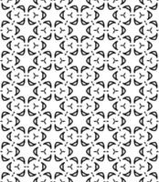 Black and white seamless abstract pattern. Background and backdrop. Grayscale ornamental design. vector