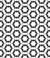 Black and white seamless abstract pattern. Background and backdrop. Grayscale ornamental design. vector