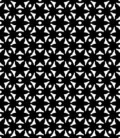 Black and white seamless abstract pattern. Background and backdrop. Grayscale ornamental design. vector