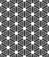 Black and white seamless abstract pattern. Background and backdrop. Grayscale ornamental design. vector