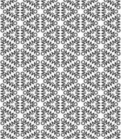 Black and white seamless abstract pattern. Background and backdrop. Grayscale ornamental design. vector